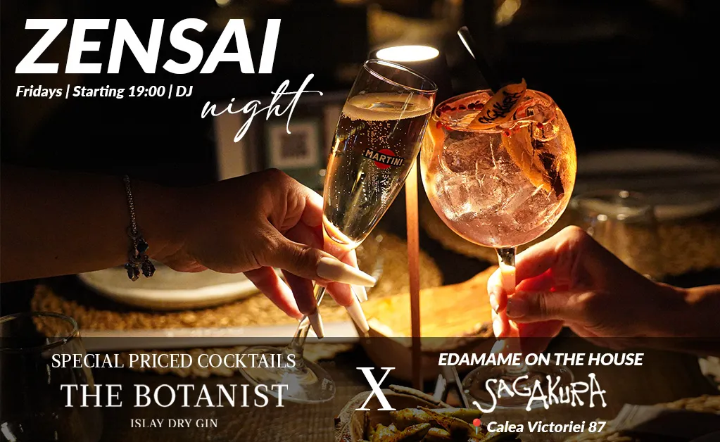 Zensai Fridays with The Botanist Cocktails and Live DJ